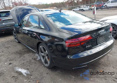 2017 Audi A8 L 4.0T Sport z USA, uszkodzony, nr VIN WAU43AFD3HN018027